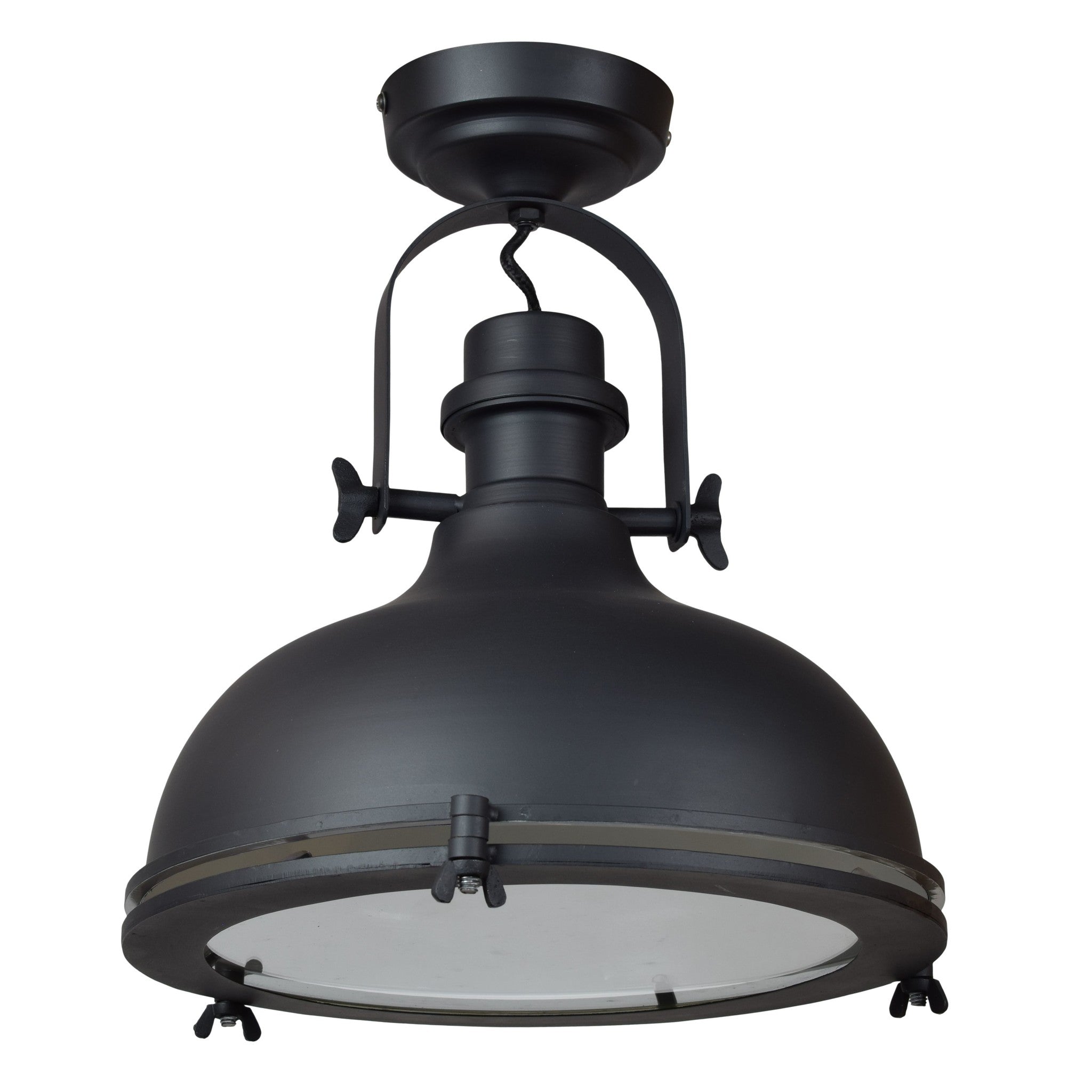 Urban Interiors plafondlamp Harvey - 1 lichts - 32 x 38  cm - zwart