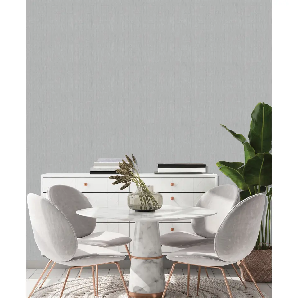 Dutch Wallcoverings - More Textures uni grijs - 0,53x10,05m