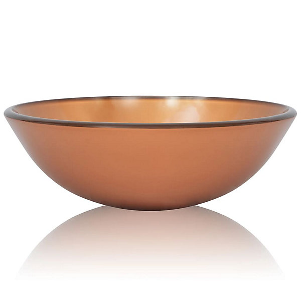 Lavabo verre trempe marron lavabo vasque verre transparent Helloshop26