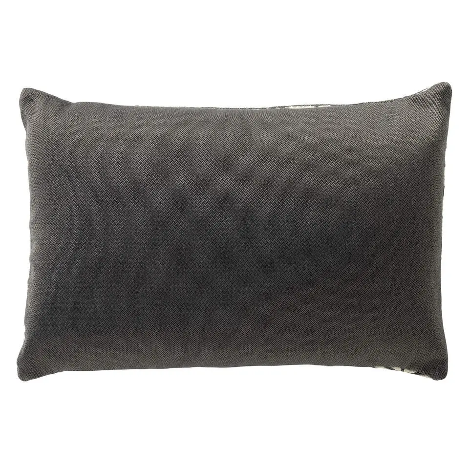 Outdoor kussenhoes Nisa Charcoal Gray - 40x60 cm