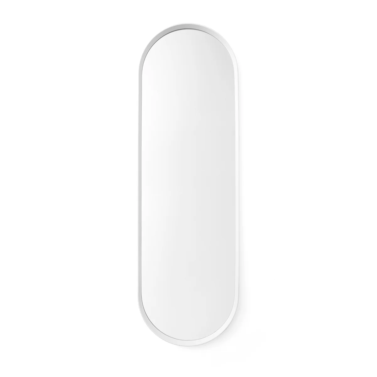 Audo - Norm Oval Wandspiegel, schwarz