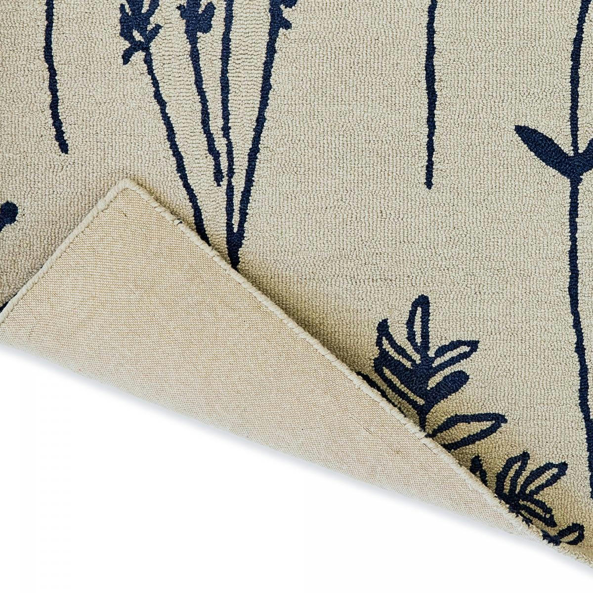 DANDELION - Tapis salon bleu 120x180