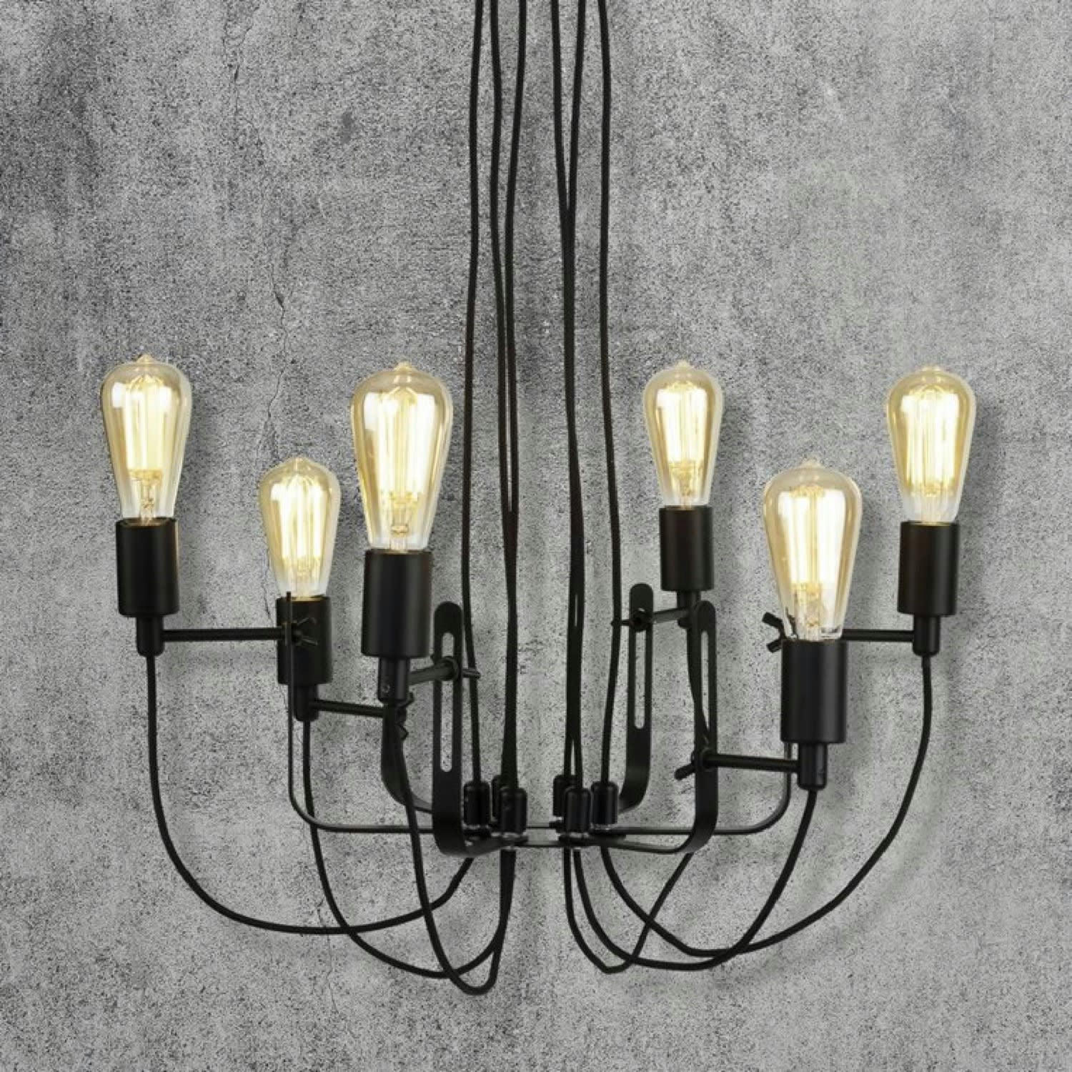 SEATTLE - Lustre 6 lumières métal D55cm