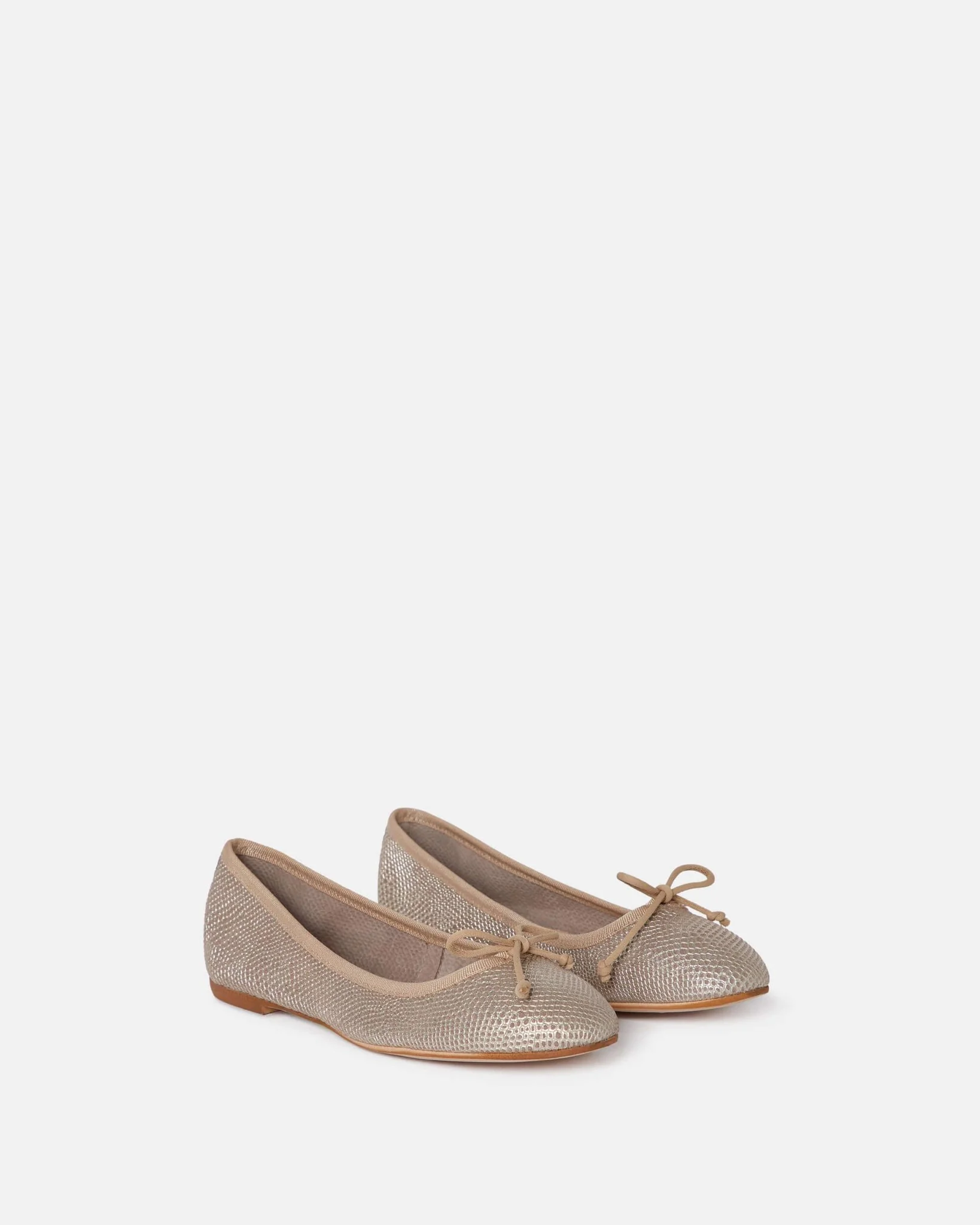 BALLERINES CLARIA/IMP PLATINE