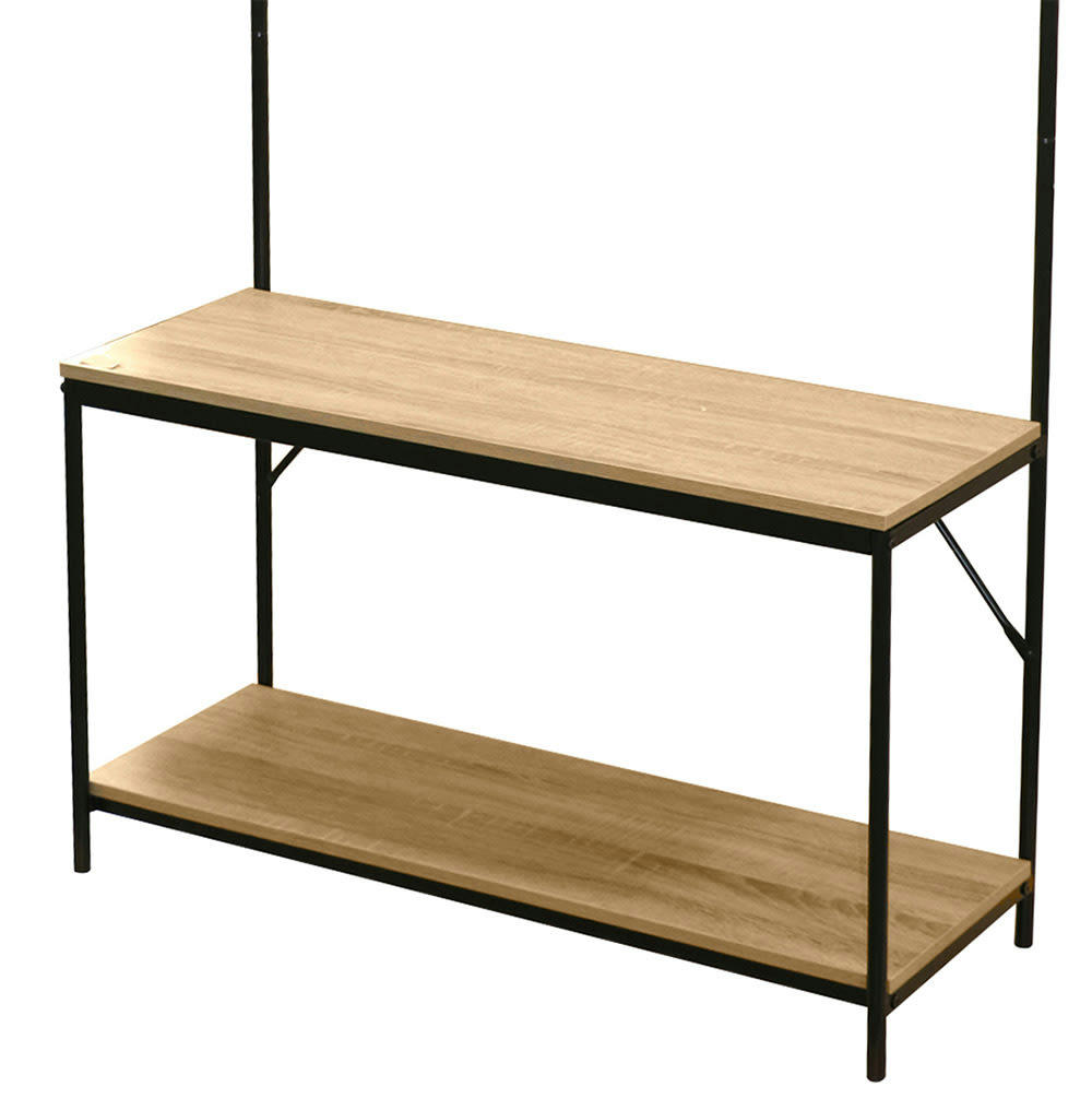 - Porte manteaux avec 2 étagères range chaussures