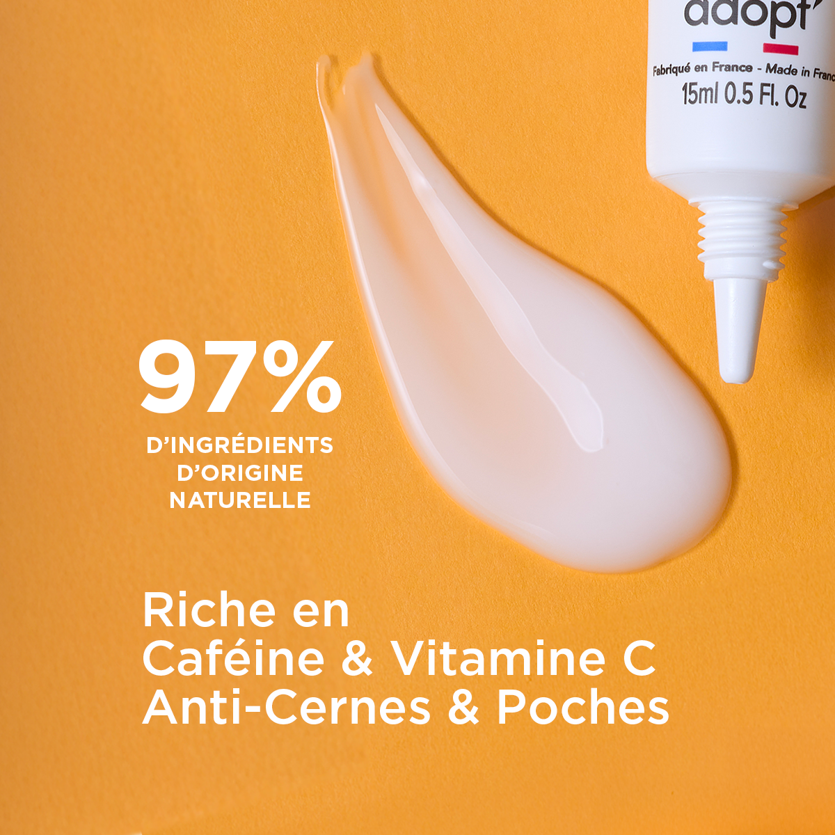 Hydratation & EclatSoin éclat contour des yeux à la Caféine 15 ml