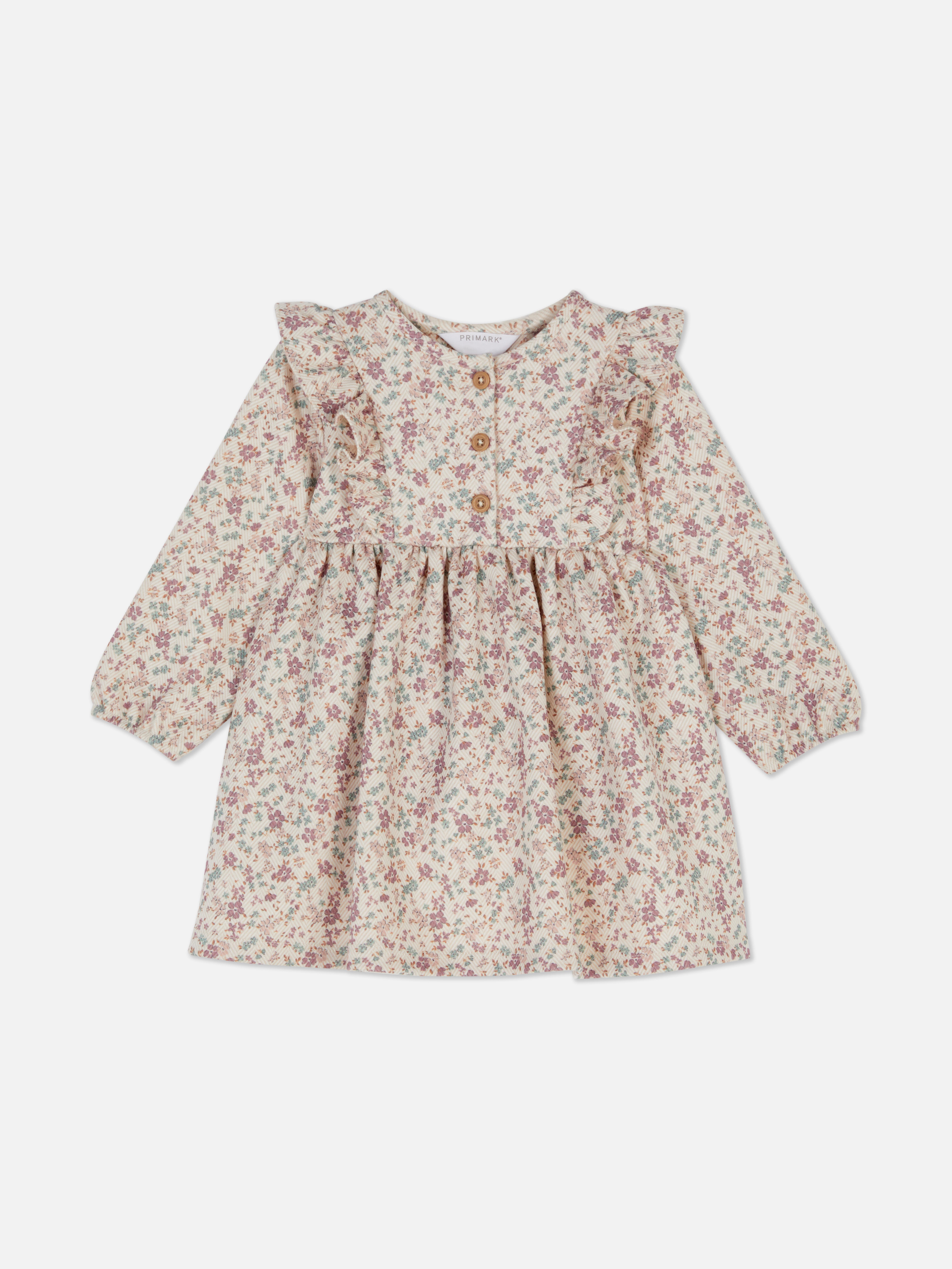 Ruffle Long Sleeve Dress