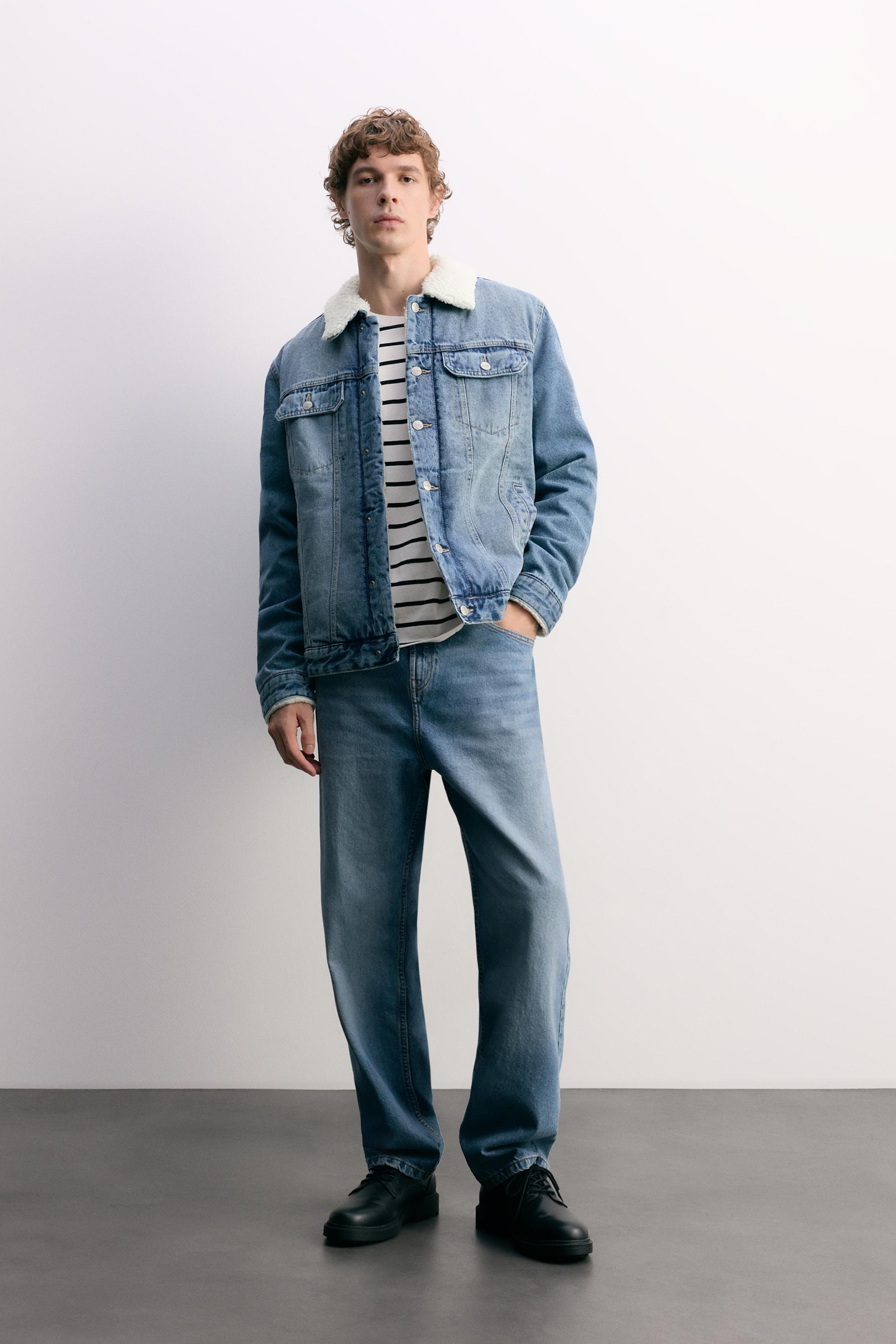 Cazadora denim borreguillo