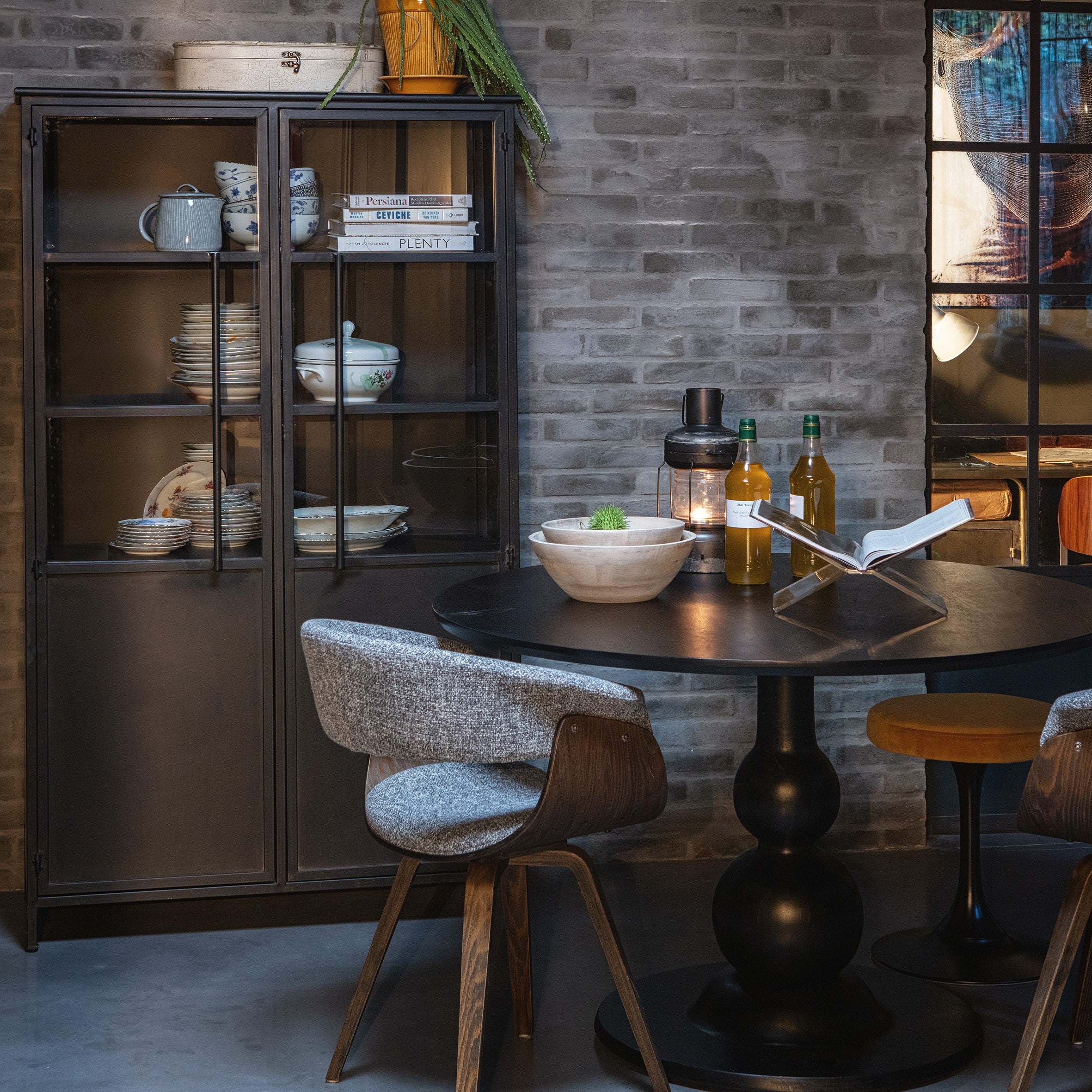 WOOOD Exhibit Vitrinekast - Zwart