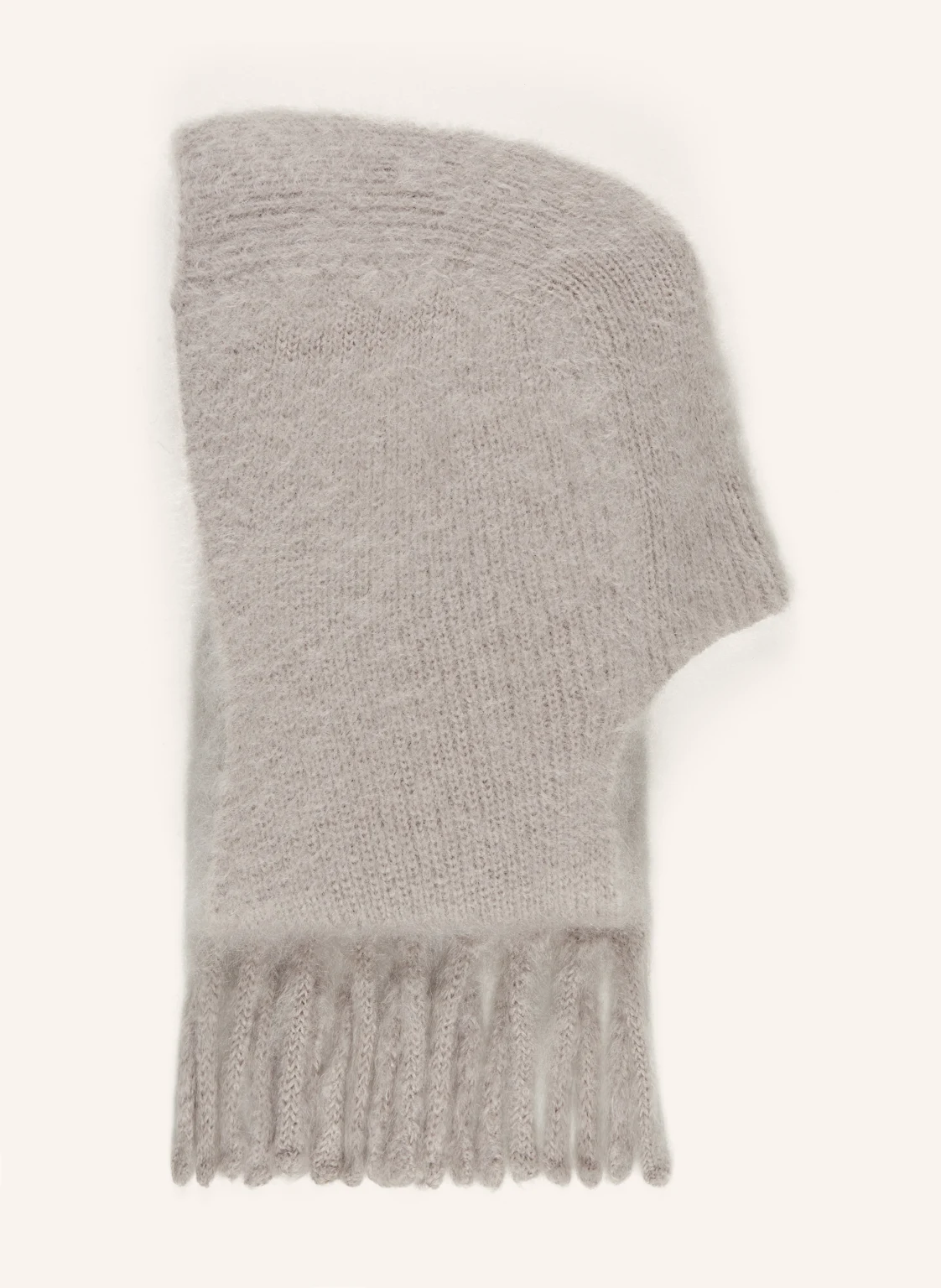 Acne Studios Mohair-Schal mit Kapuze