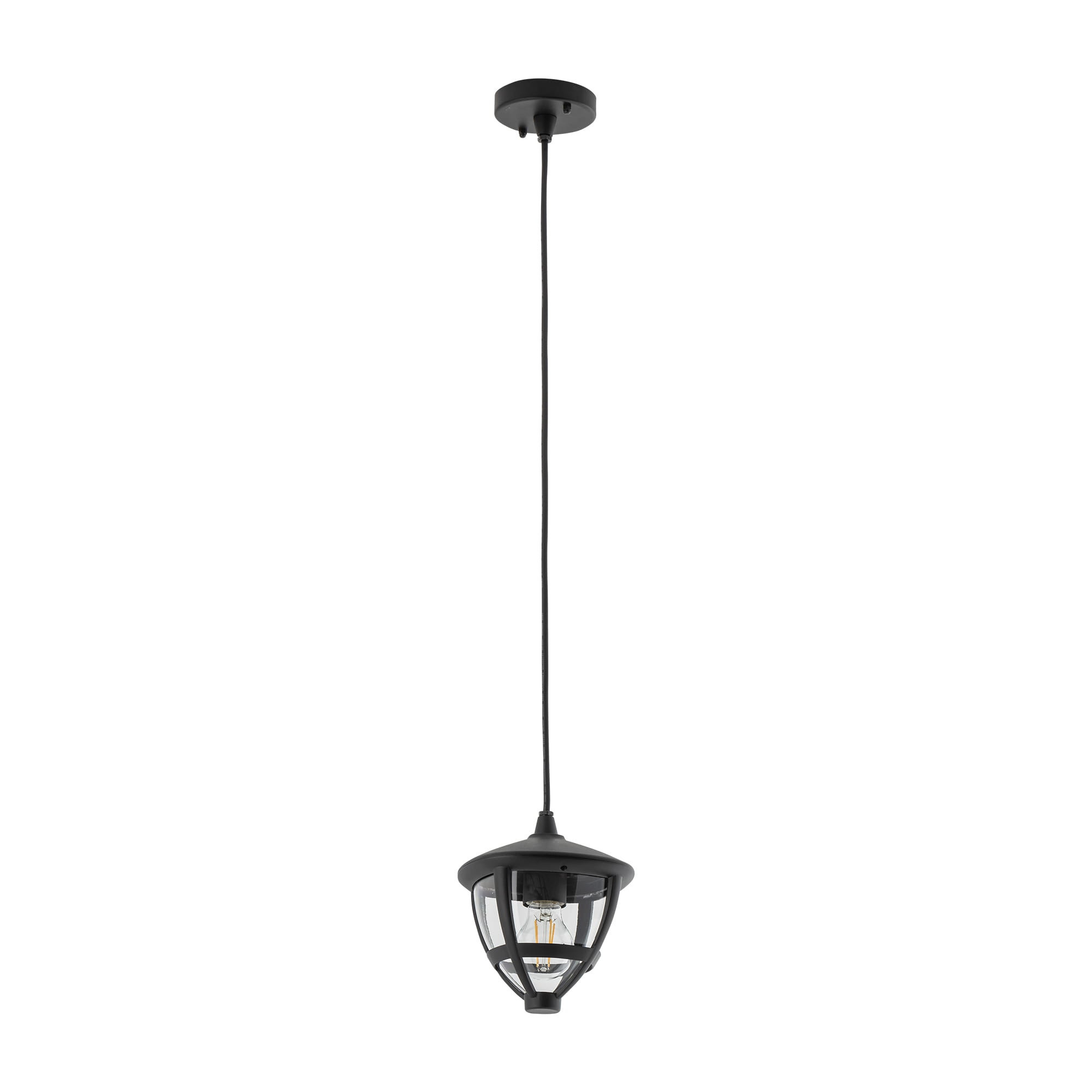 Lampa sufitowa AMELIA czarna 1xE27x10W IP44 Nowodvorski Lighting