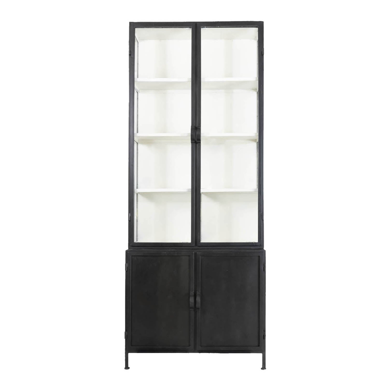 New Routz Detroit Vitrinekast B 95 cm - Zwart