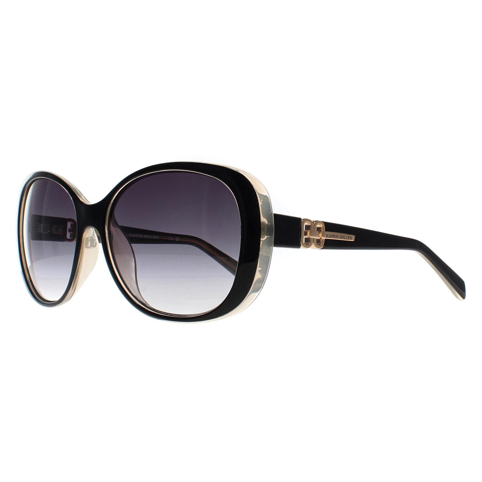 Karen Millen Butterfly Black Nude Brown Gradient Dark Grey KM5054