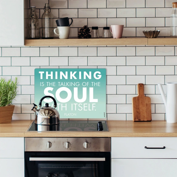 Mini-Spritzschutz »Ocean Soul«, Aluverbund, Text
