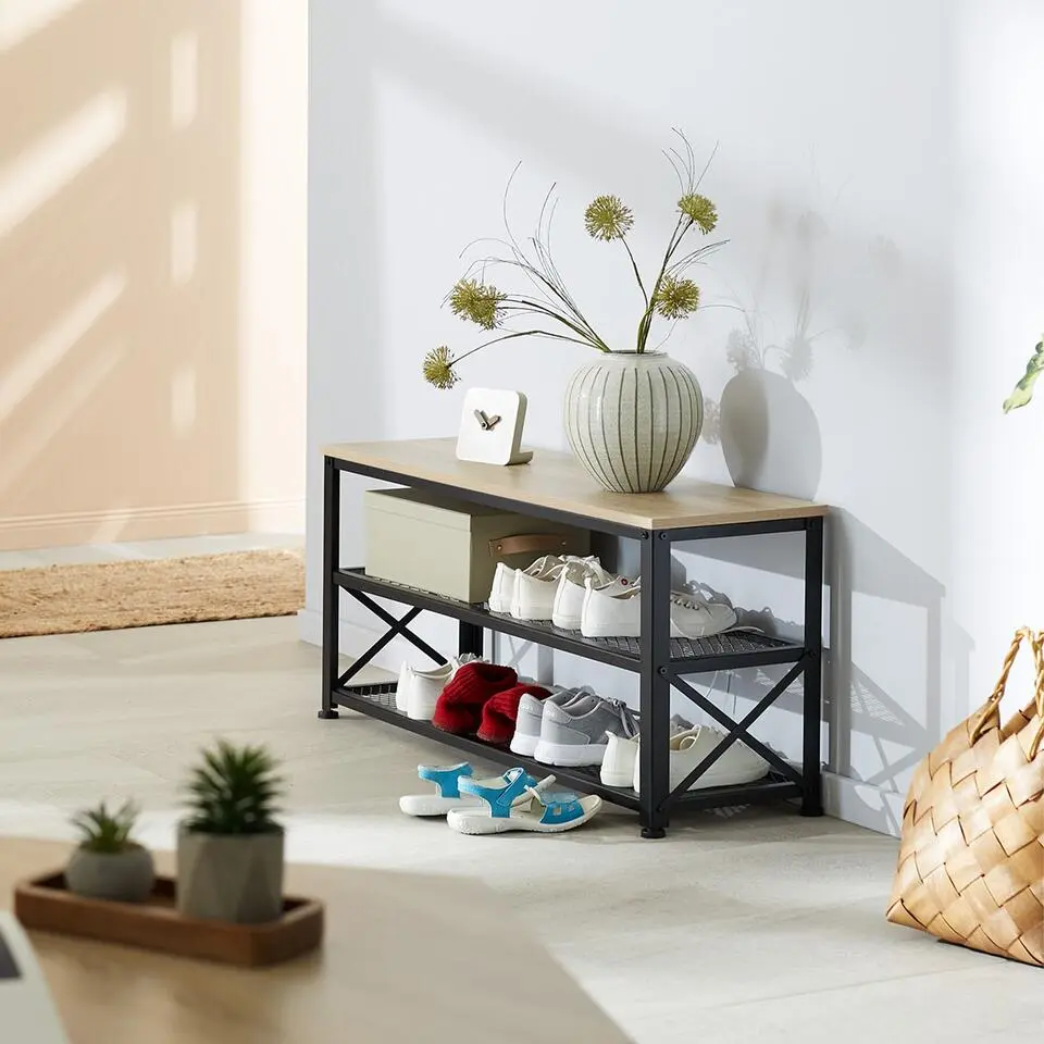 tectake Schoenenrek Blackpool 101x30,5x45,5cm