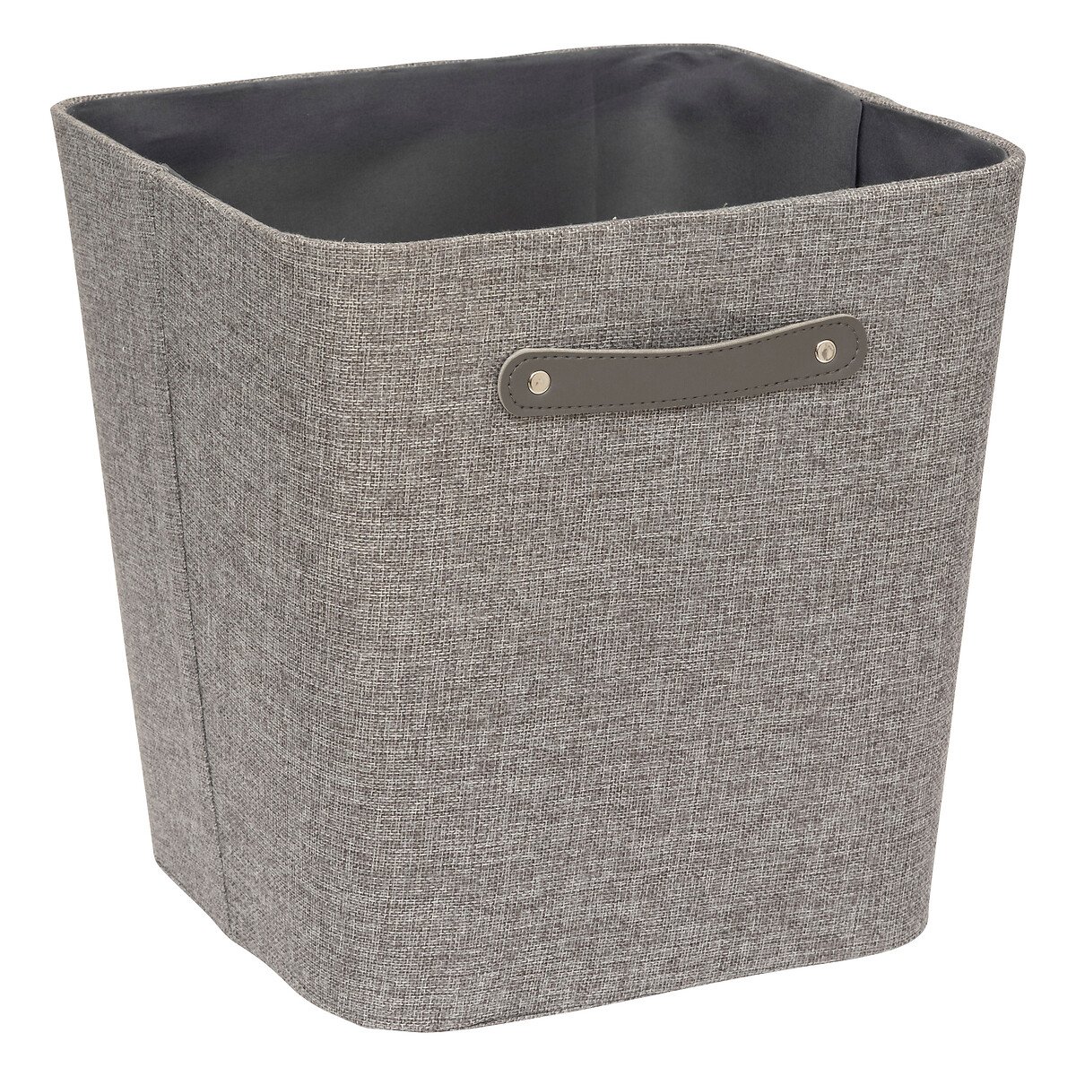 Caixa de arrumação ROUNDY cinza 31x31cm