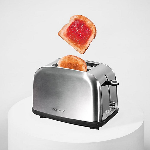 Grille-pain Inox 2 Fentes 850W