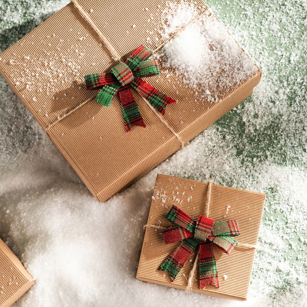 Zestaw kokard BOWE w kratę 3 szt.