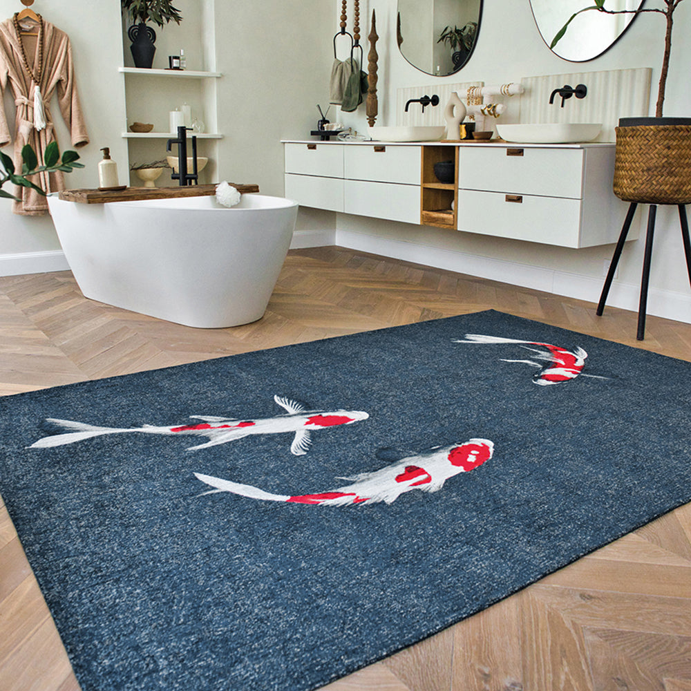 Louis de Poortere Pop Vloerkleed 170 x 240 cm - Japanese Pond
