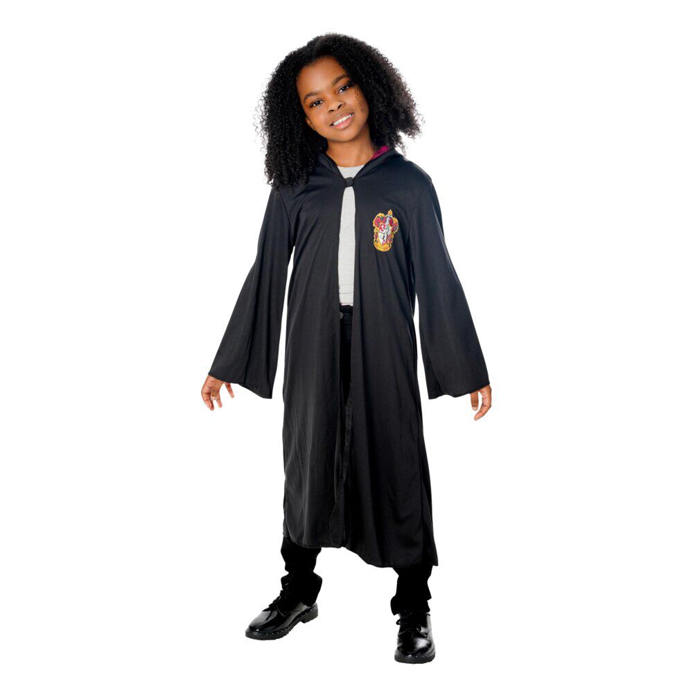 Déguisement enfant Harry Potter robe façon cape noir et rouge 7/10ans