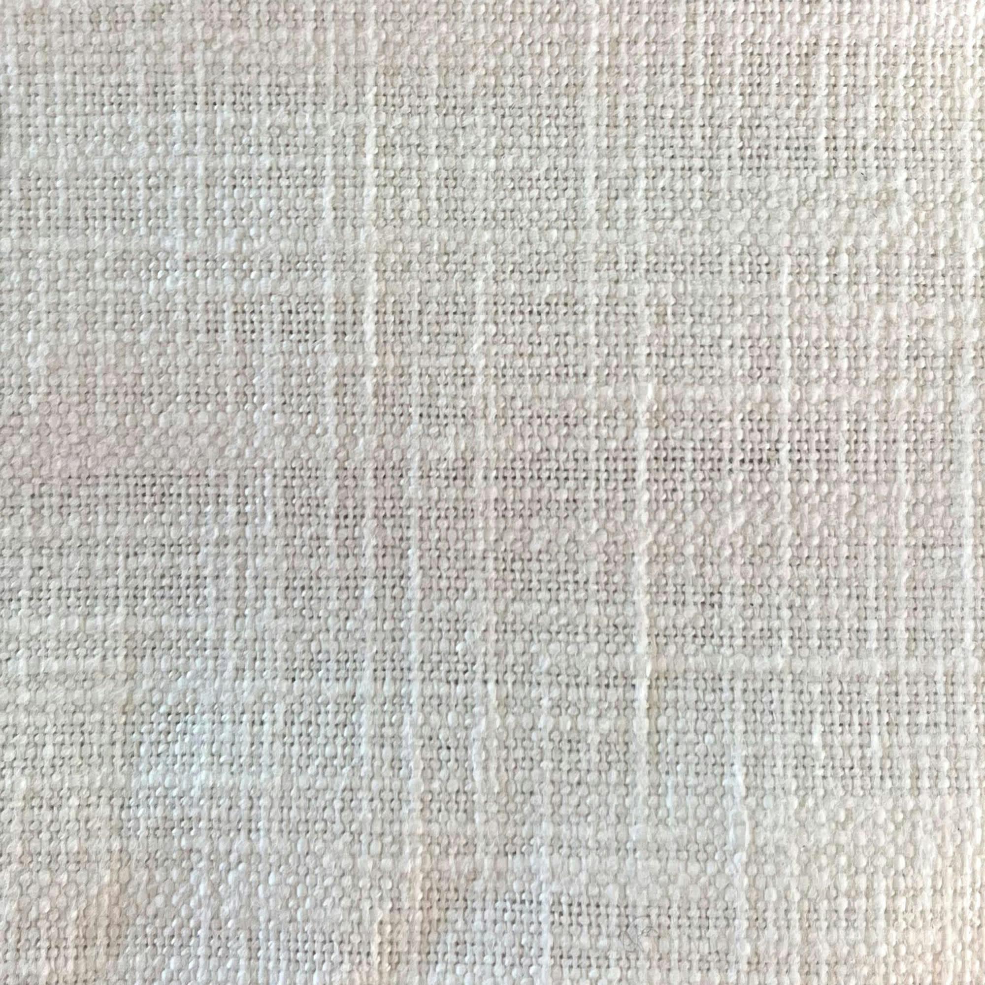 - Housse Coton lavé blanc pour canapé-Taille 5/6 Places angle