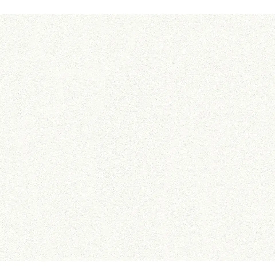 A.S. Cr&eacute;ation behang effen wit - 53 cm x 10.05 m
