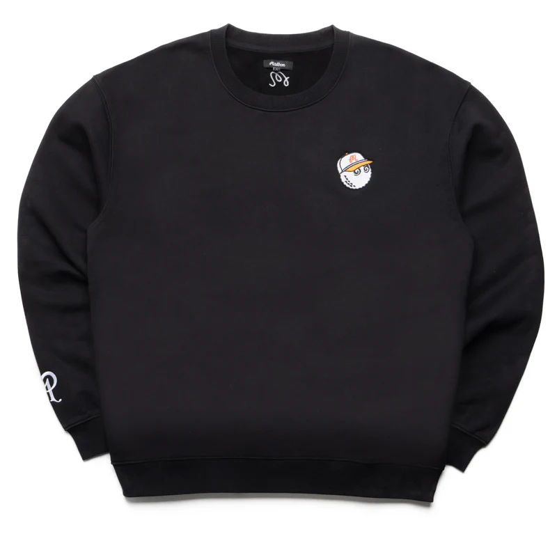 Malbon Golf Evergreen GD Crewneck - Black