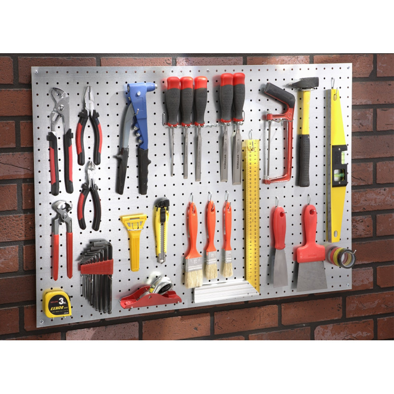 Panneau perforé pour outils 60 x 45 cm 2 pièces MOTTEZ