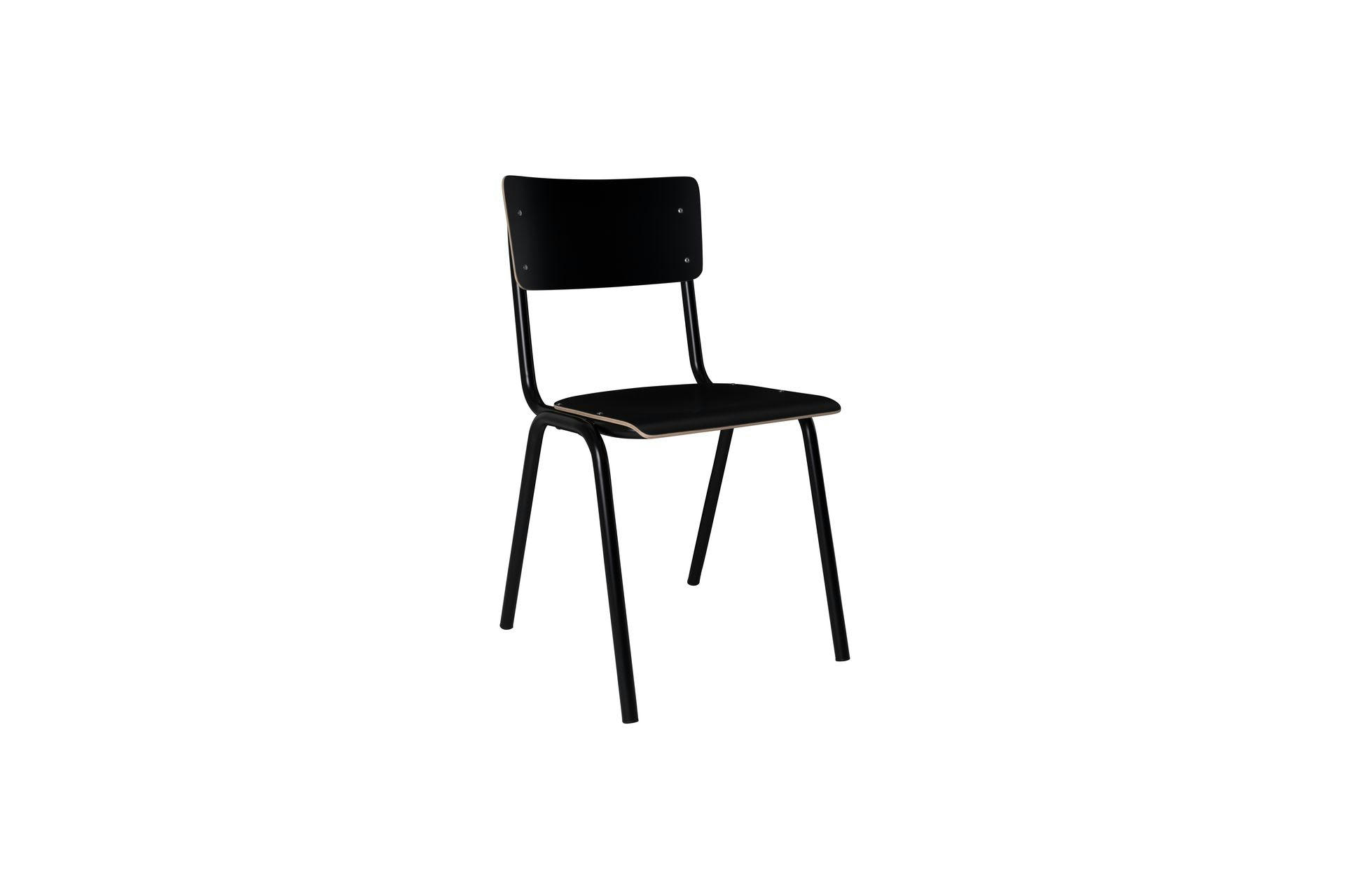 BACK TO SCHOOL - Chaise en bois noir