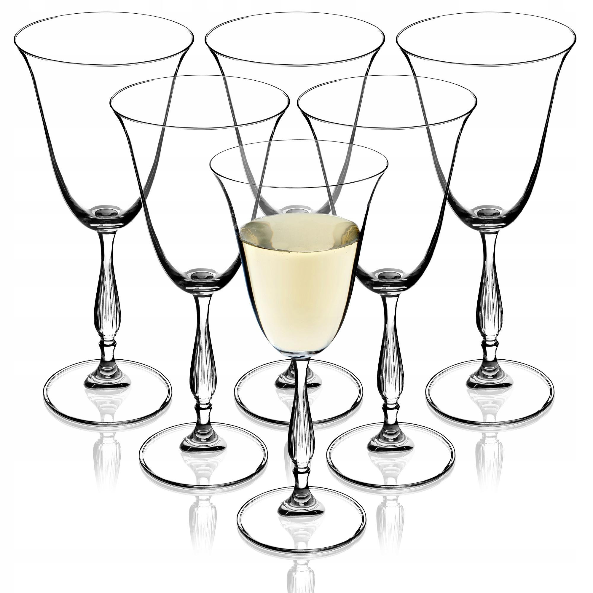 Kieliszki Do Wina Białego Czerwonego 6 szt 250 ml