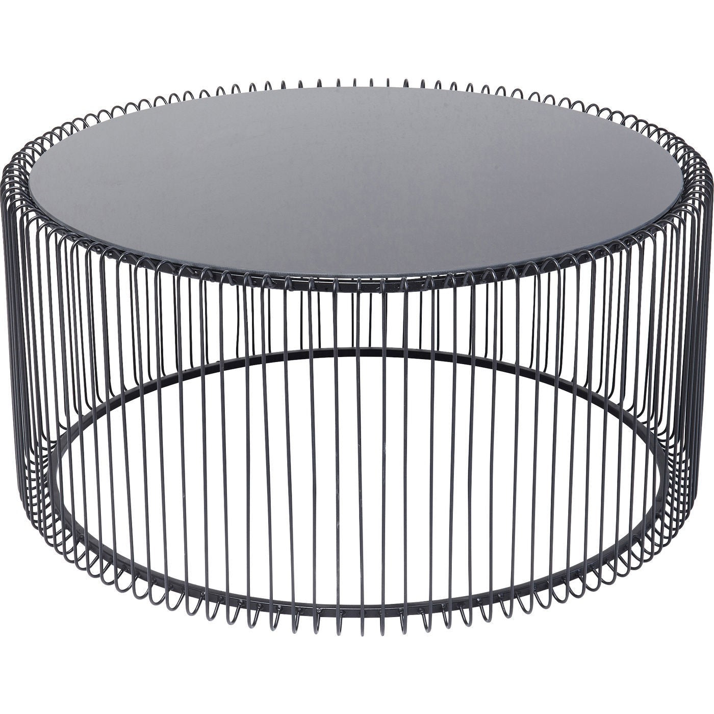 Kare Design Salontafel Wire Uno Zwart Ø80cm