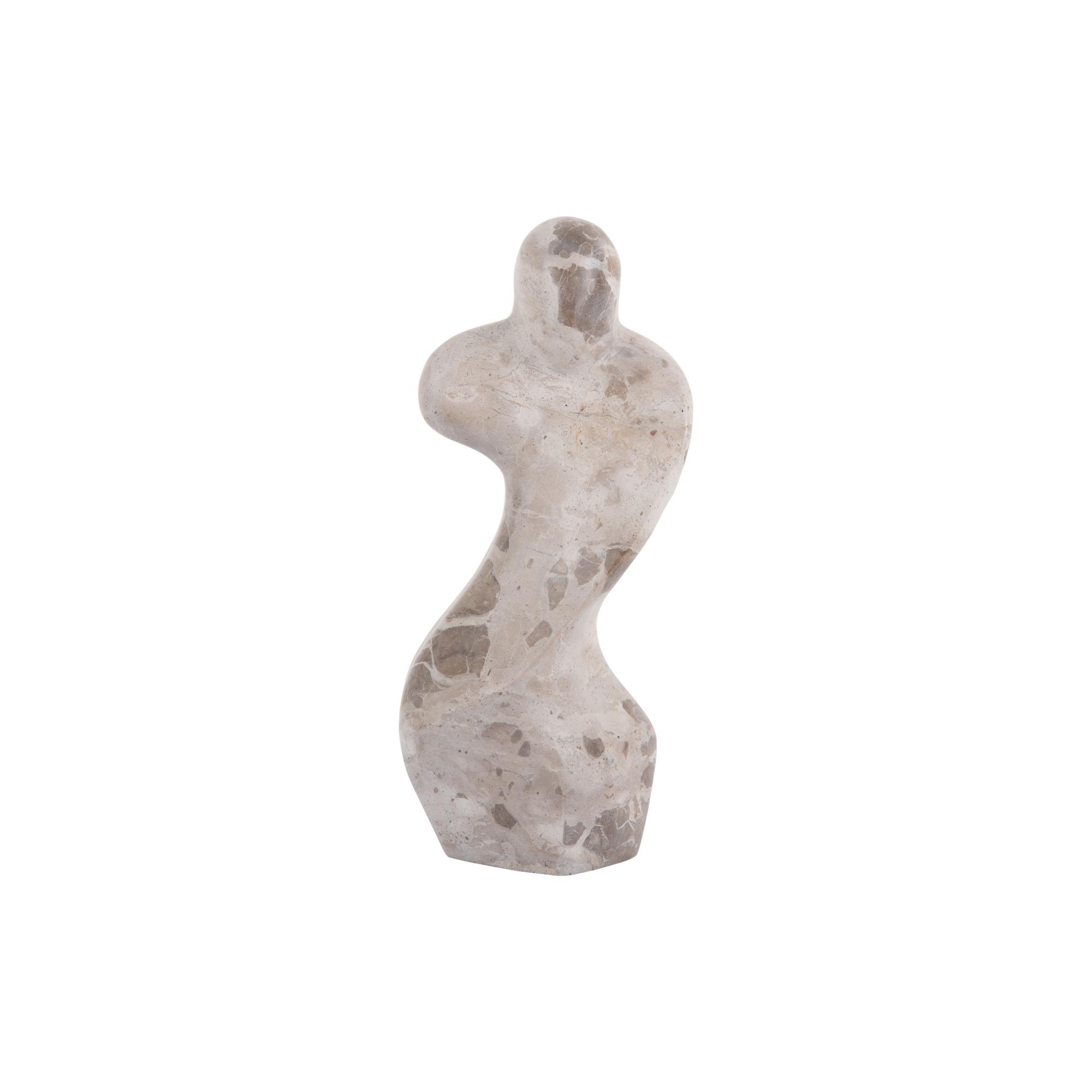 Present Time ornament Female Abstract - bruin - 10x5x23cm