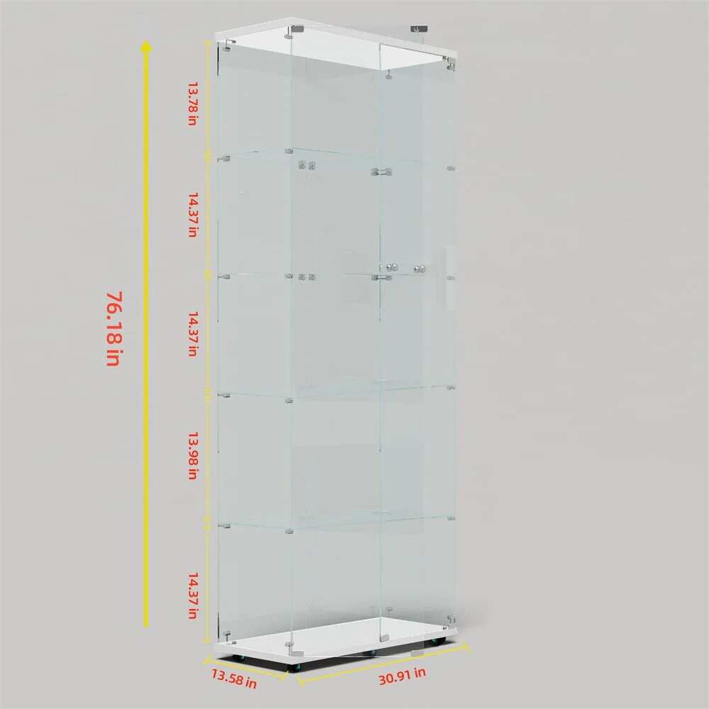 Tempered Glass Display Cabinet,Storage Cabinet,File Cabinet,with LED