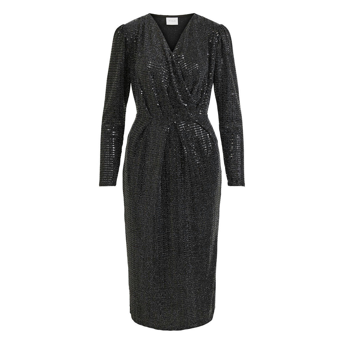 Robe de soirée moulante, brillants