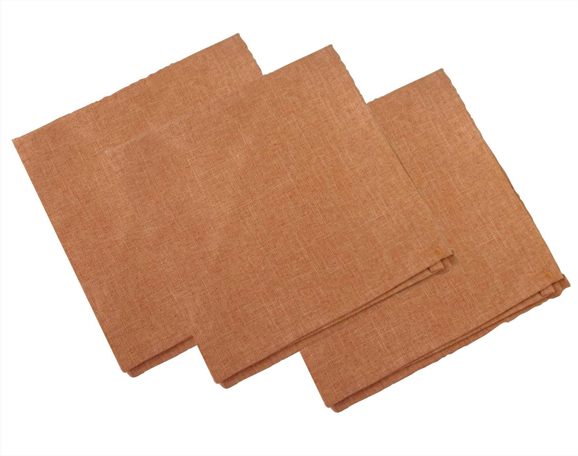 BROMENAP - Nappe 150x300 orange poterie en polyester
