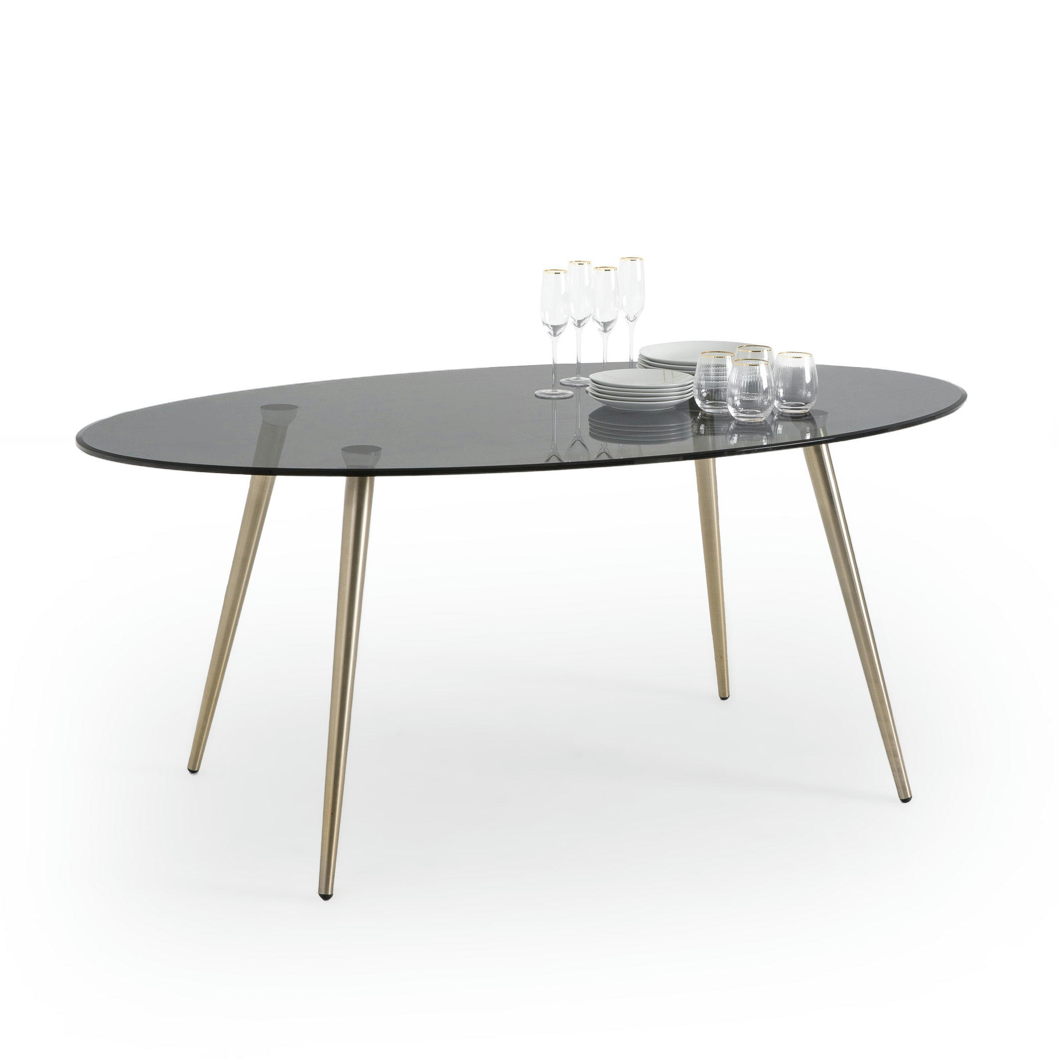 Table à manger ovale 6/8 couverts, Topim