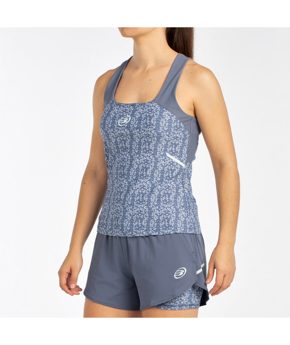 CAMISETA BULLPADEL OILOS AZUL LAVADO