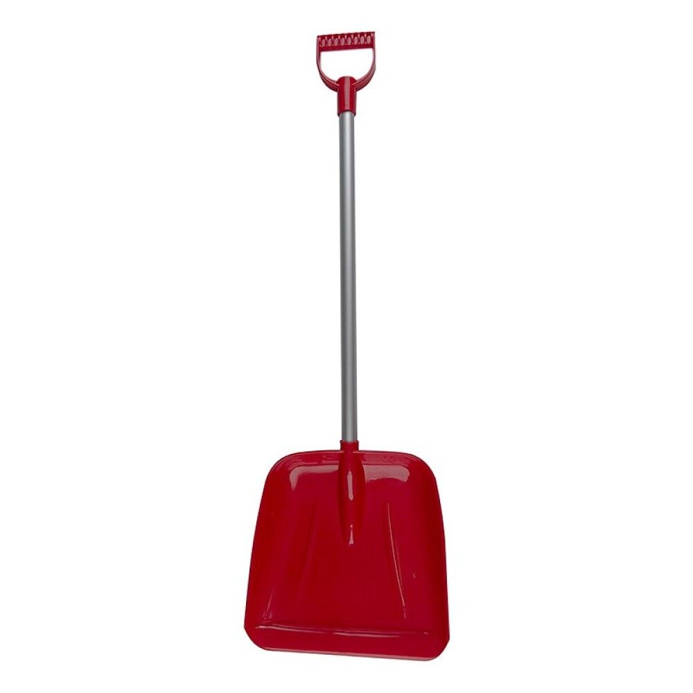 SNØSKUFFE ALUMINIUM/PLAST 78CM RØD
