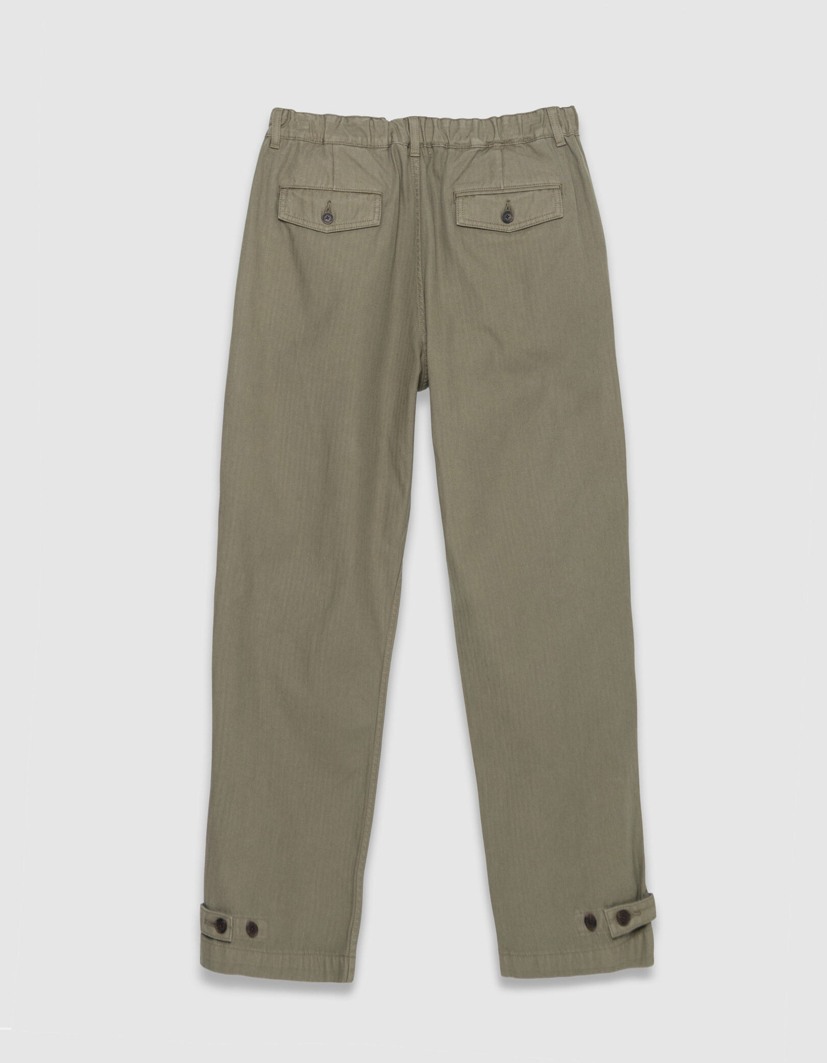 Pantalon charpentier kaki coton bio Homme