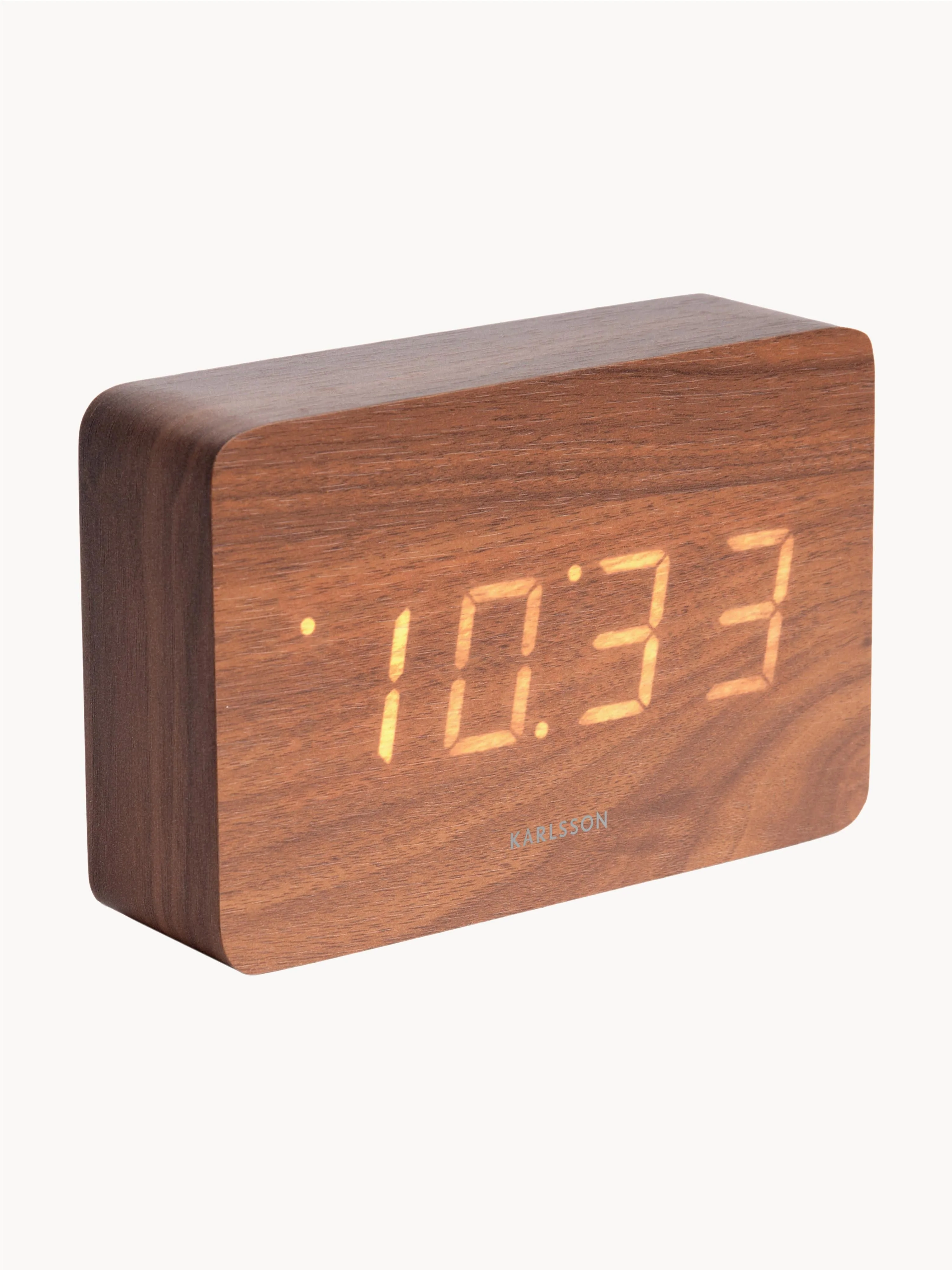LED-Wecker Square mit USB-Anschluss