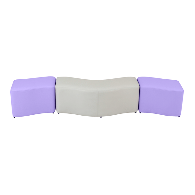 CONJUNTO PUFF C/3 PEÇAS SET WAVE II