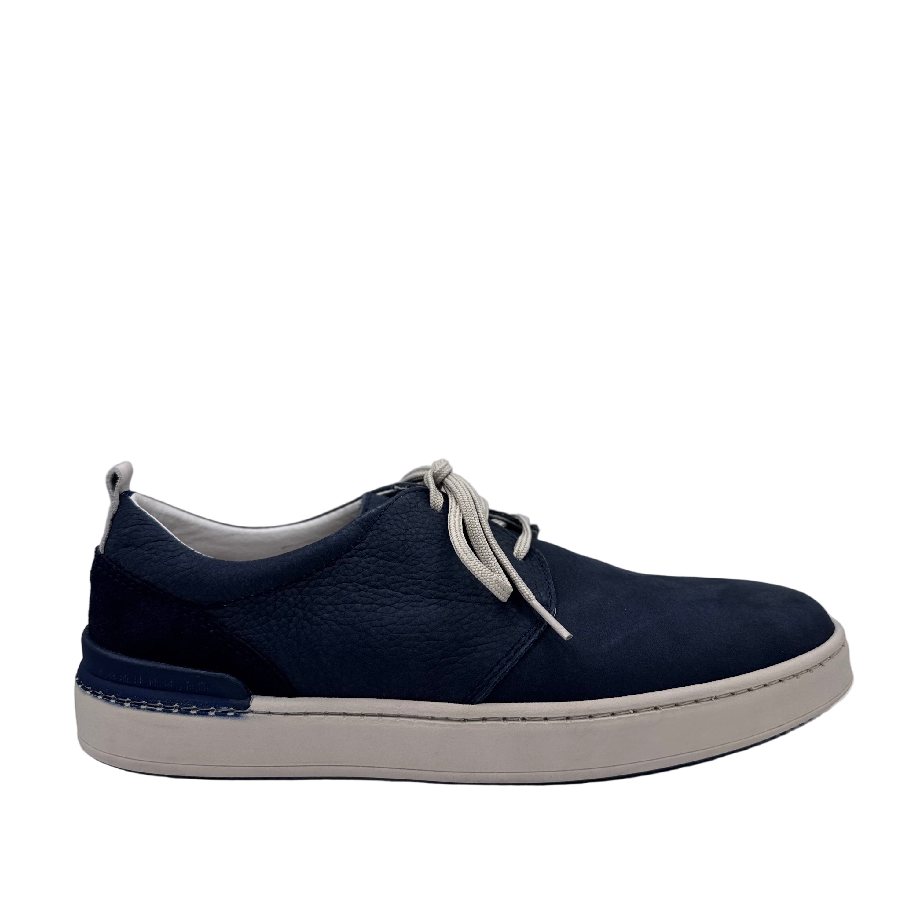 HALBSCHUH MIT SCHNÜRUNG BLAU