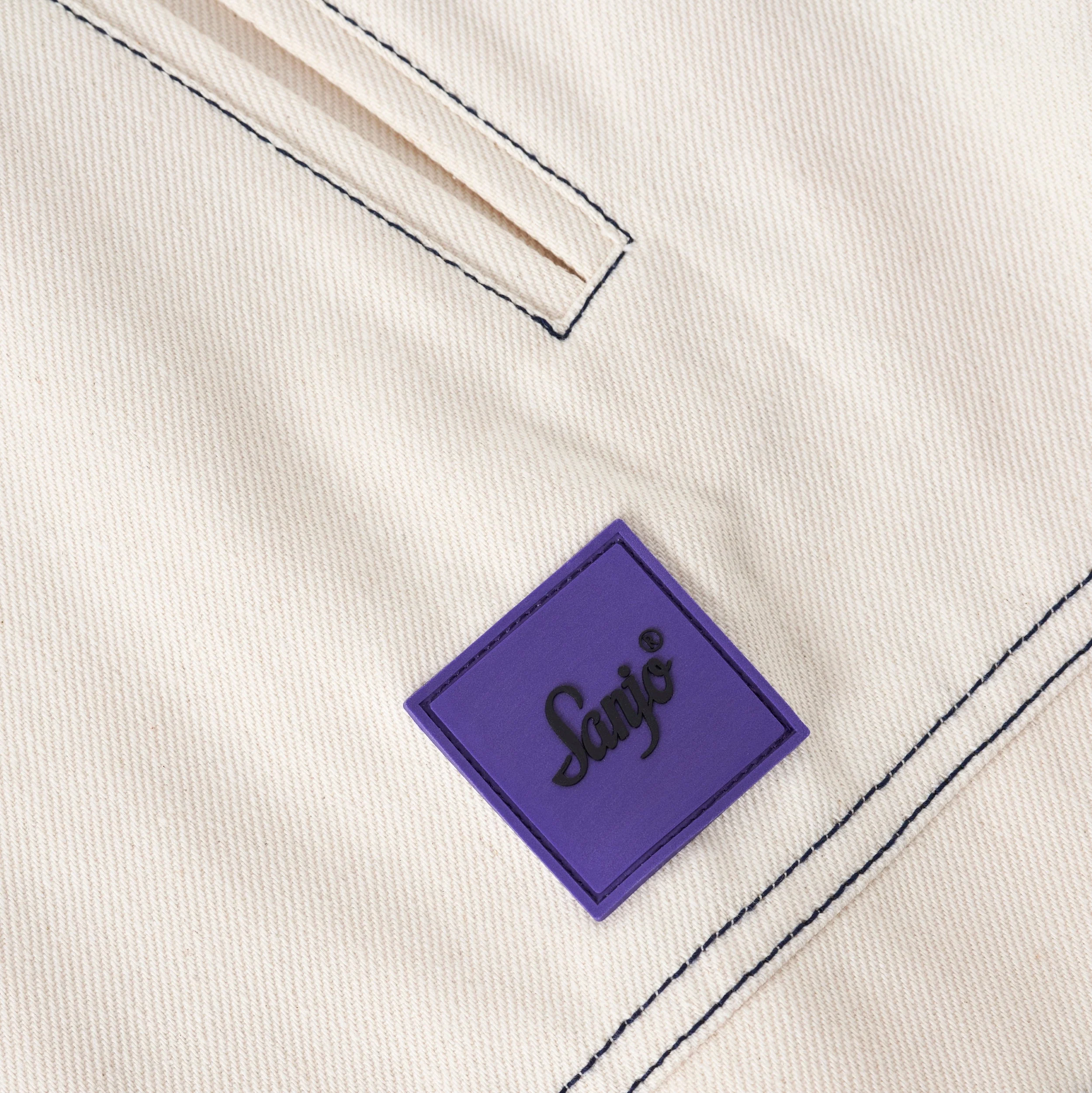 Sanjo Contrast Work Jacket  // Ecru