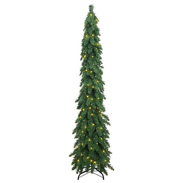 Arbre de Noël artificiel pré-éclairé avec 130 LED 210 cm vidaXL