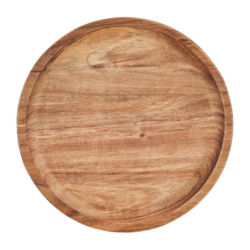 Acacia tray rond - &Oslash;16 cm