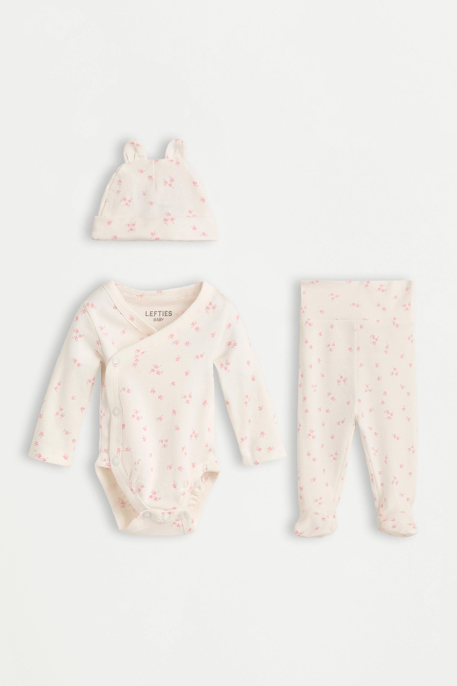 Set body, polaina y gorrito interlock