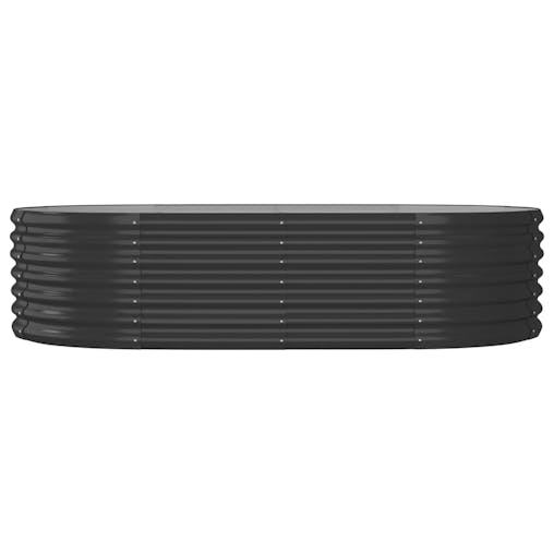 NNEVL Garden Planter Powder-coated Steel 152x80x36 cm Anthracite