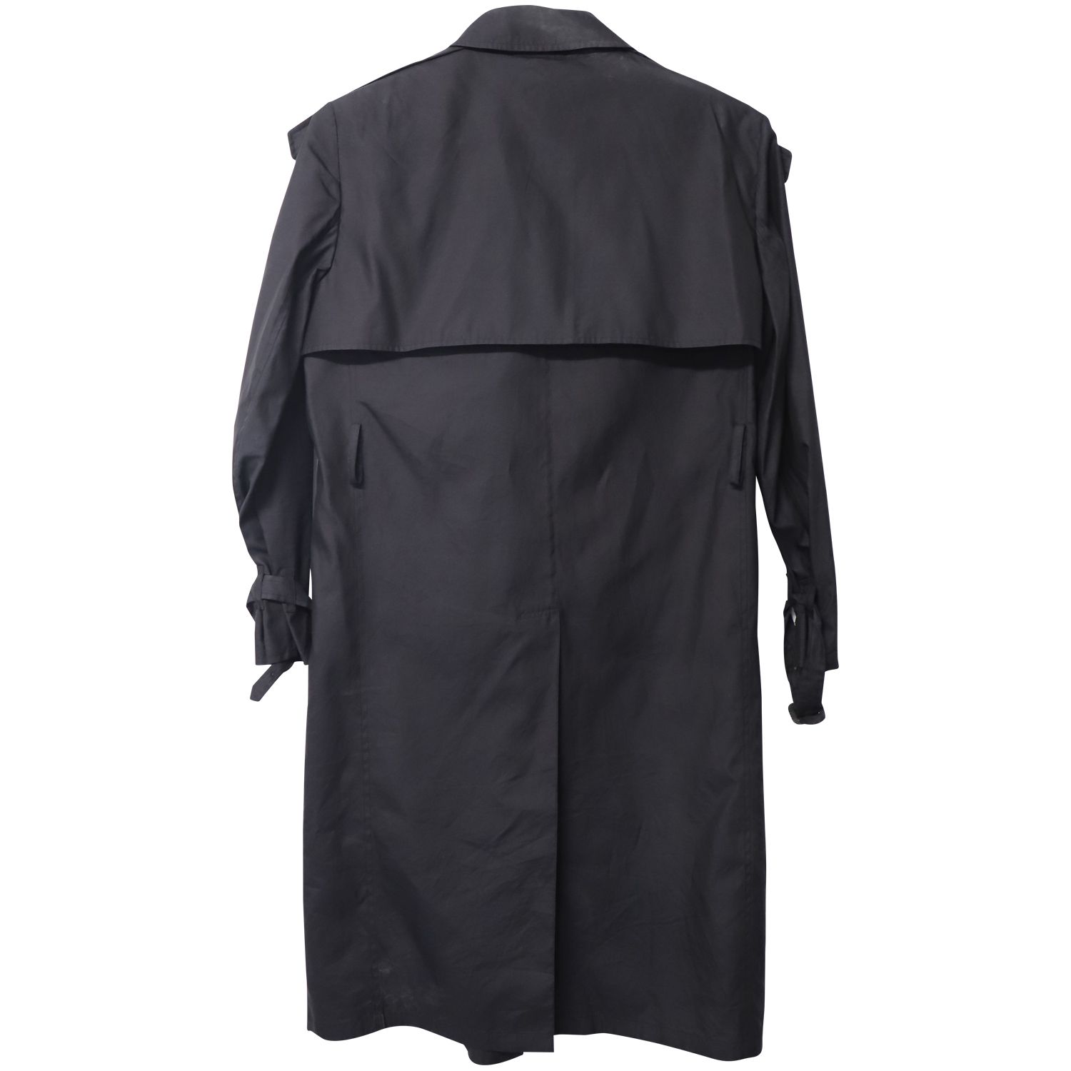 Burberry Preloved Trench Coat in Black Polyamide