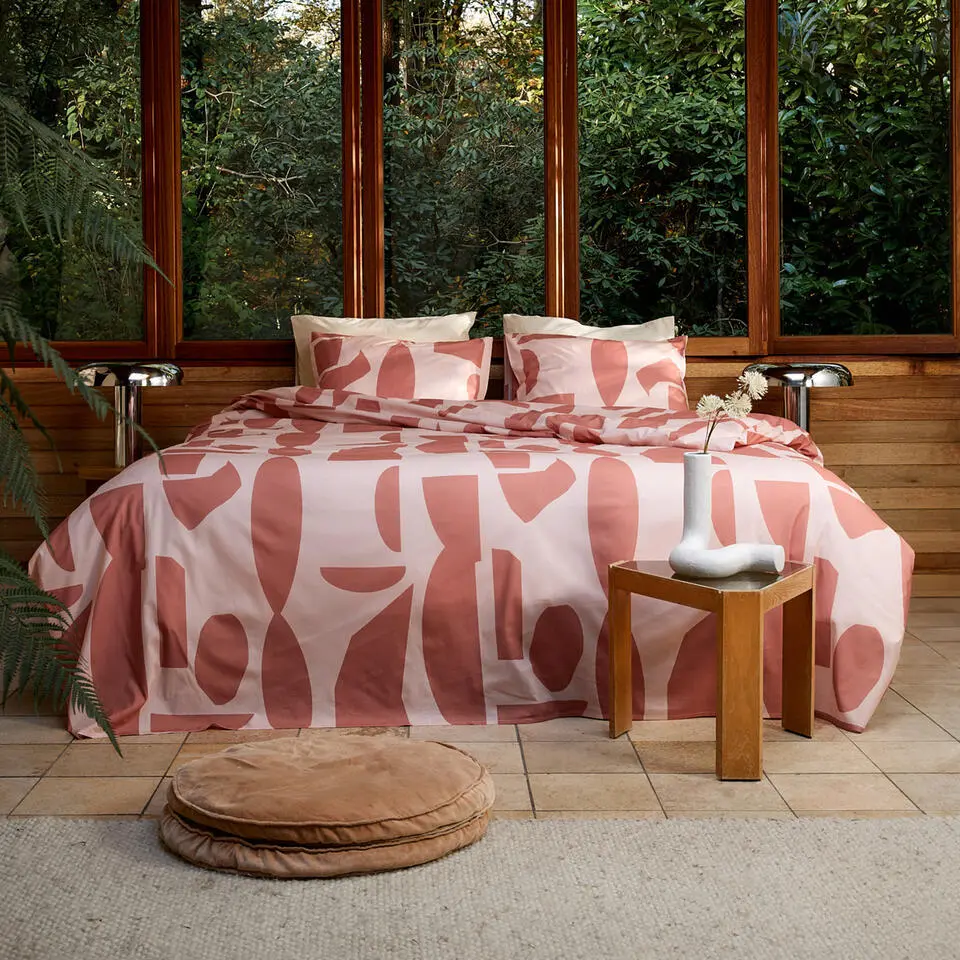 Cinderella Barista - Dekbedovertrek - Katoen - 240x200/220 cm - Roze