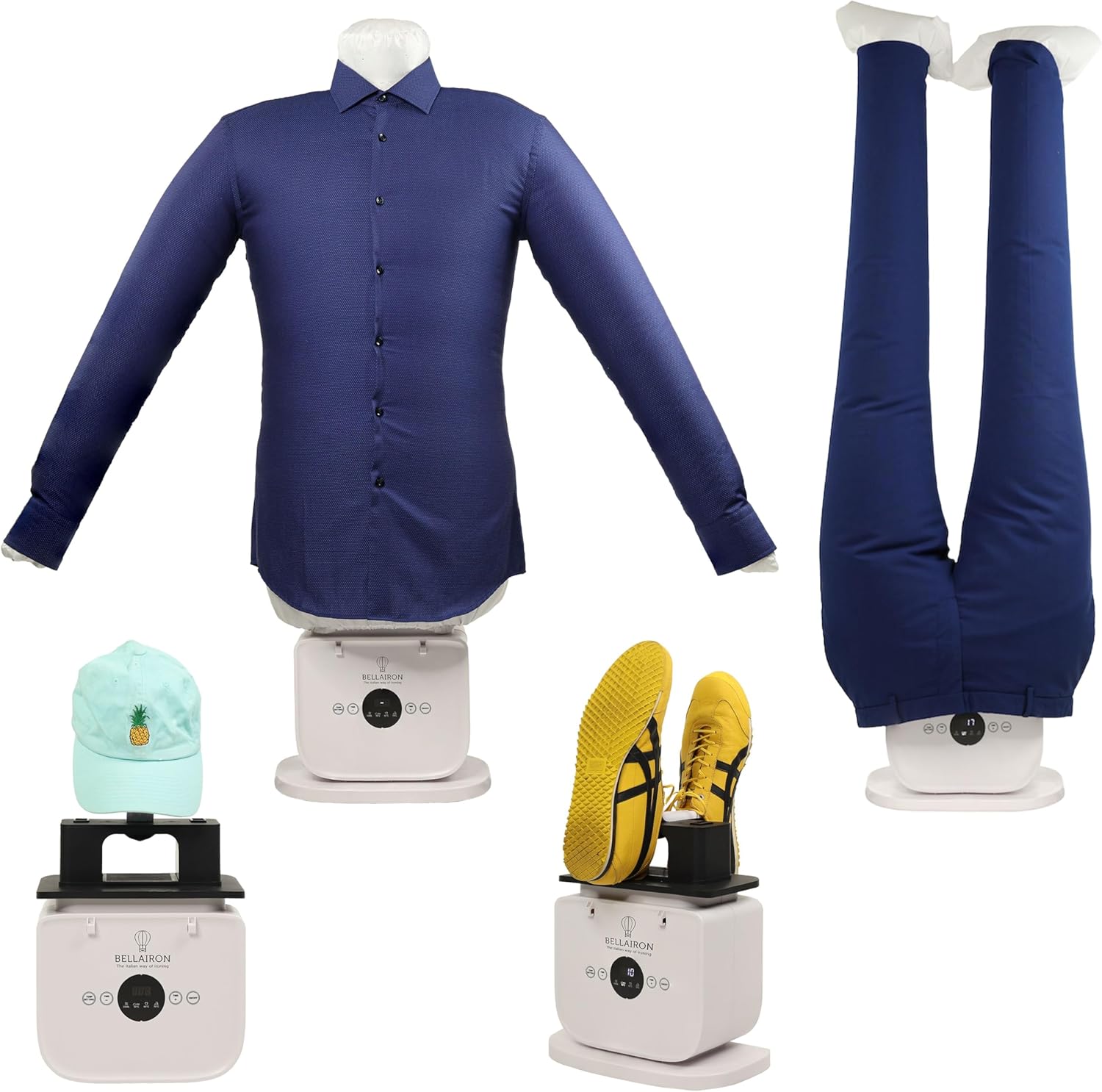 Bellairon - Original Automatic Hot Air Garment Dryer & Iron – Hands-Free Wrinkle Remover for Shirts & Pants, Designed for Reliable Everyday Use
